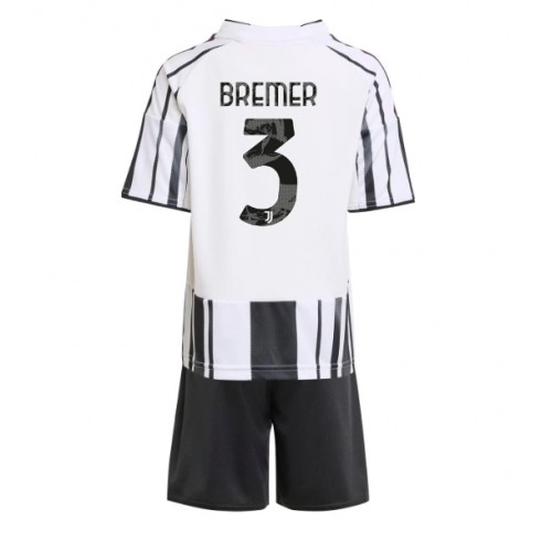 Juventus Gleison Bremer #3 Domaci Dres za Dječji 2025-26 Kratak Rukavima (+ kratke hlače)